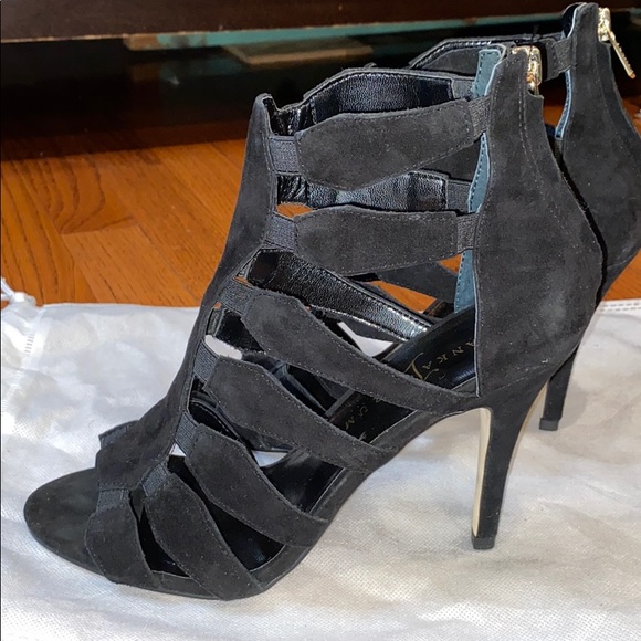 Ivanka Trump strappy, suede, never worn heels - Picture 2 of 7